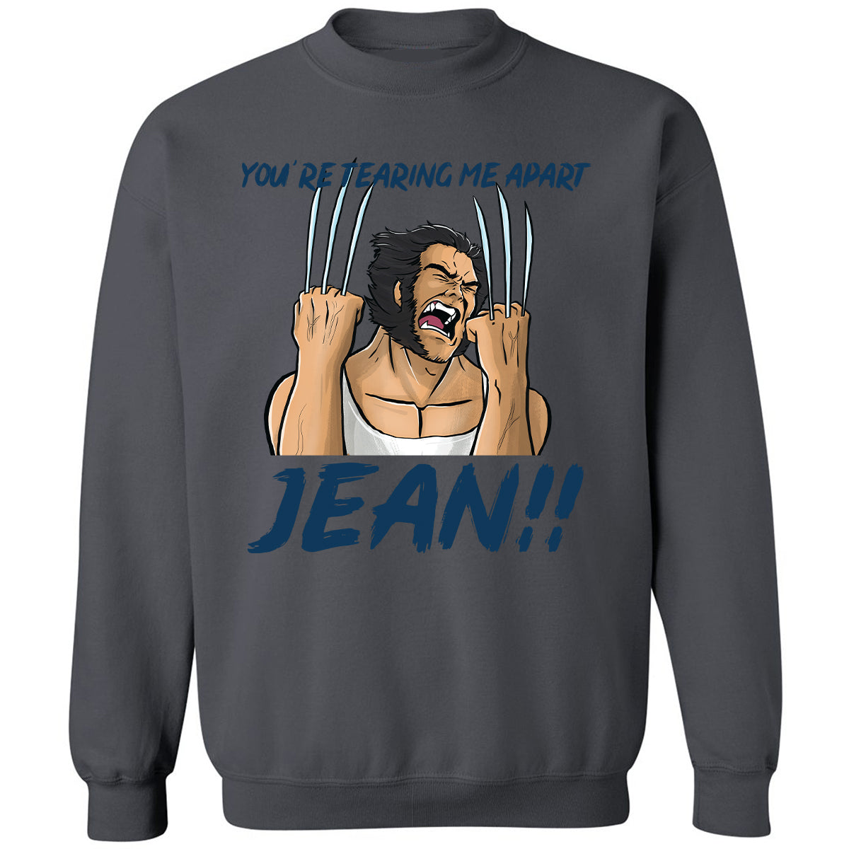 Classic Unisex Sweatshirt - JSCEJCDT - Charcoal - 7