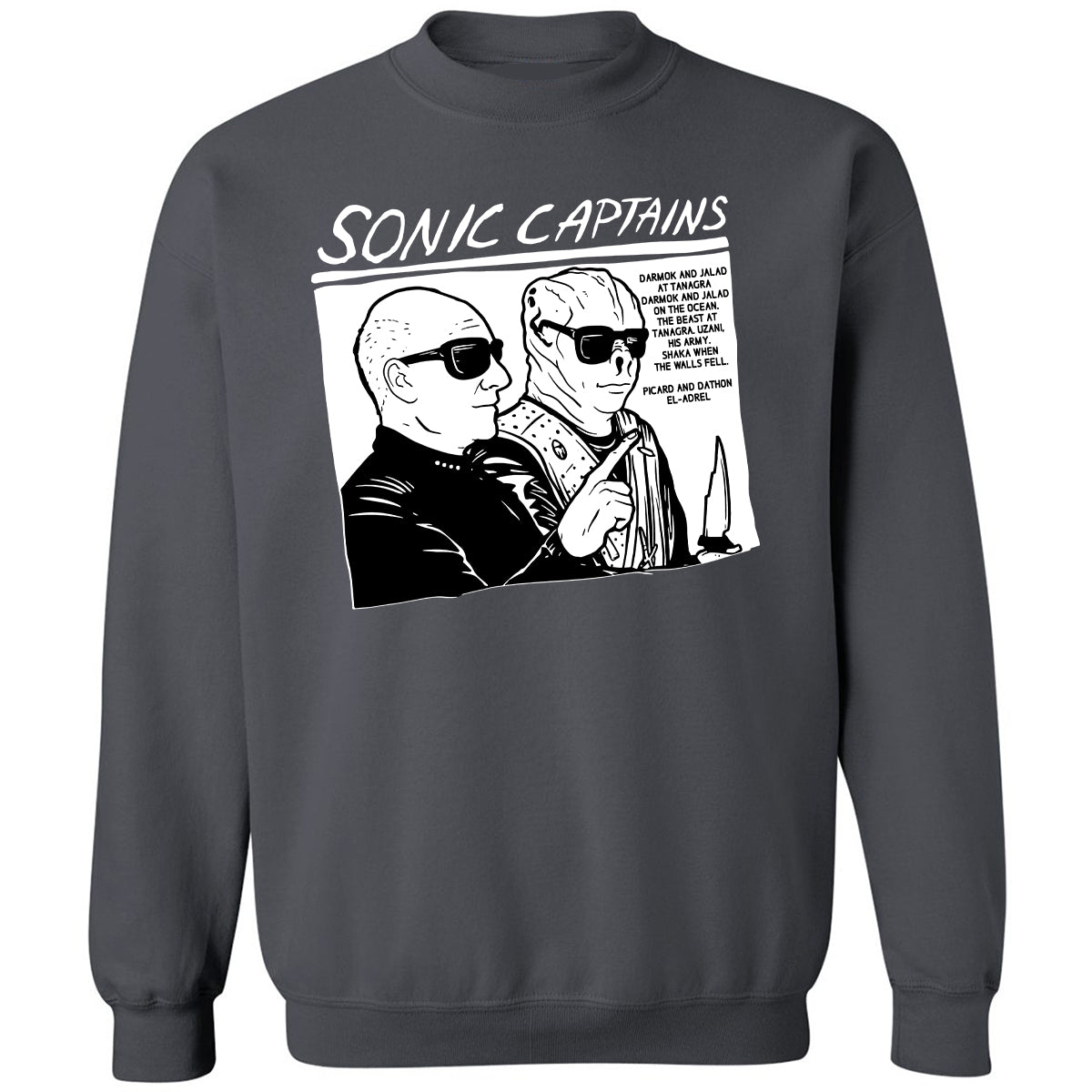 Classic Unisex Sweatshirt - SKPPLZ5N - Charcoal - 7
