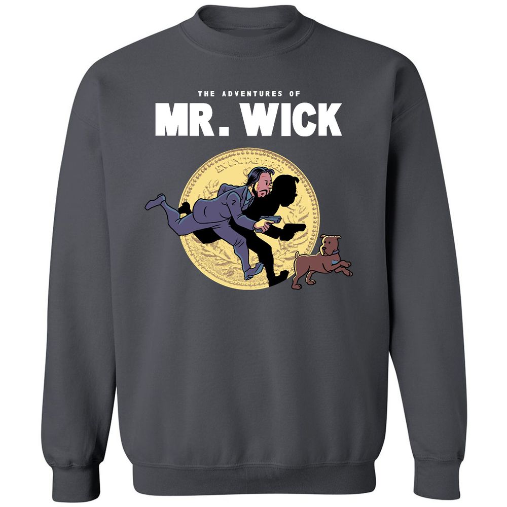 Classic Unisex Sweatshirt - 3DLXX5DU - Charcoal - 7