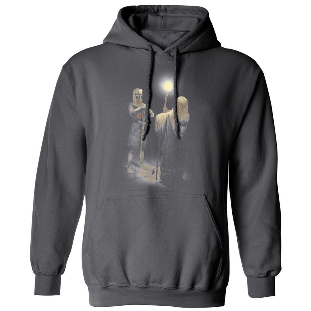 Classic Unisex Hoodie - UQUVZFFV - Charcoal - 7