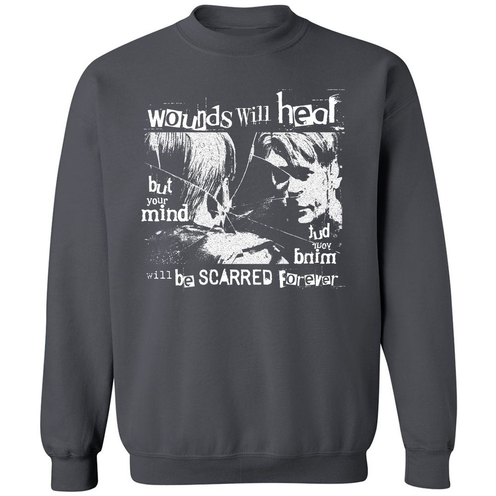 Classic Unisex Sweatshirt - DZP68K6N - Charcoal - 7