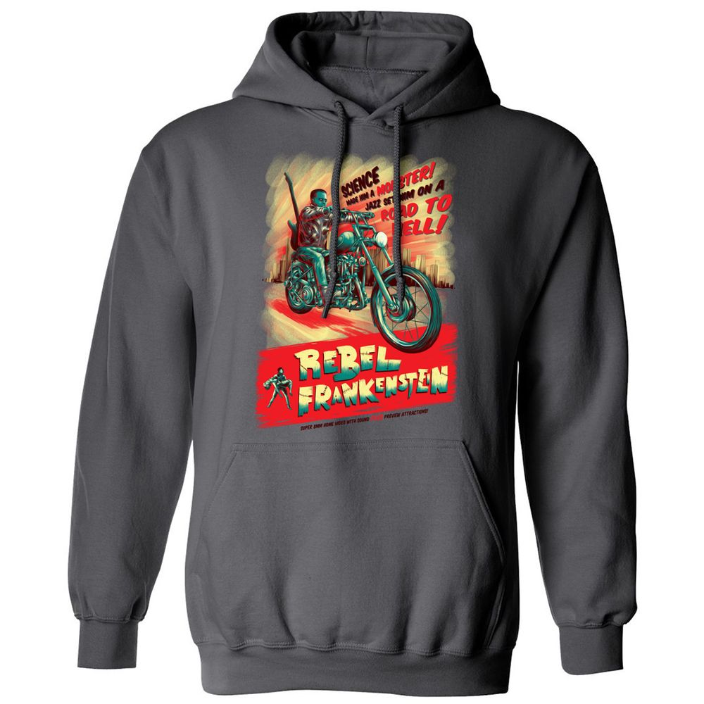 Classic Unisex Hoodie - LV45B3MR - Charcoal - 7