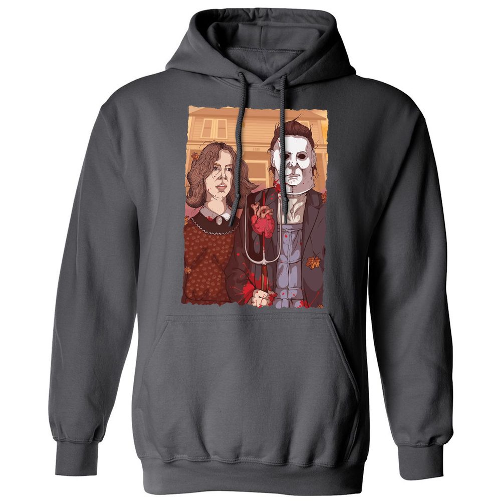 Classic Unisex Hoodie - M1XQ14JD - Charcoal - 7