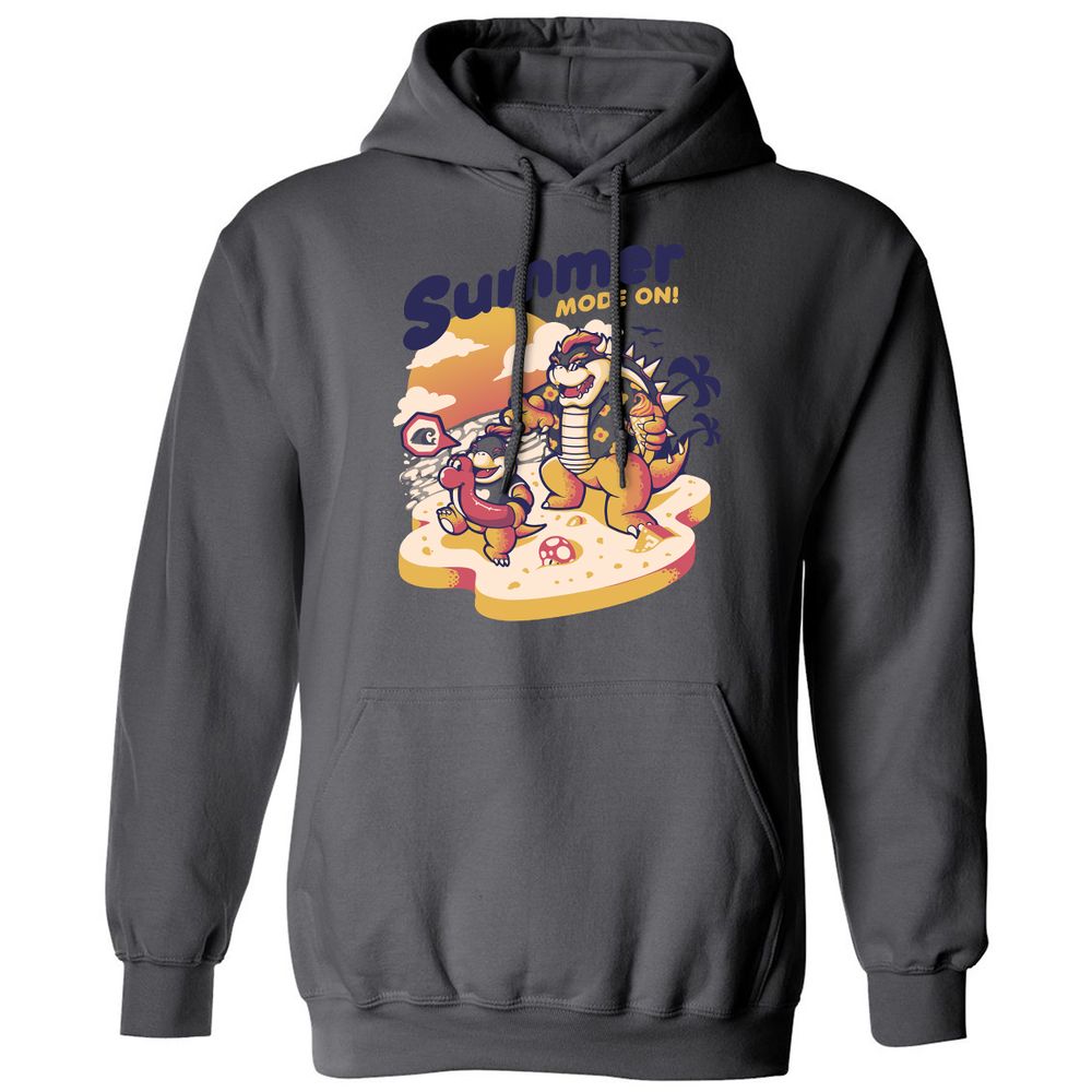Classic Unisex Hoodie - NJ6473ES - Charcoal - 7