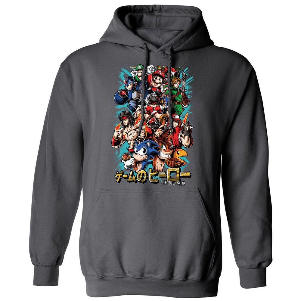 Classic Unisex Hoodie - RGVKNX31 - Charcoal - 7