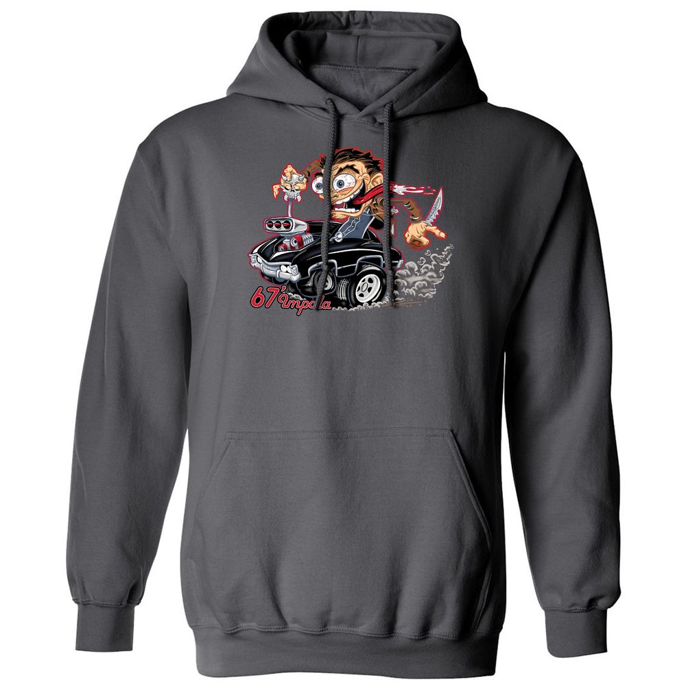 Classic Unisex Hoodie - V2DKU1V2 - Charcoal - 7