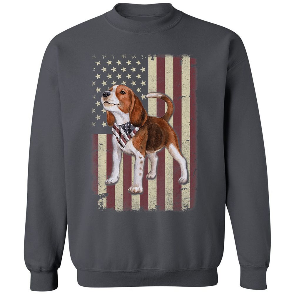 Classic Unisex Sweatshirt - QFSRDQUA - Charcoal - 7