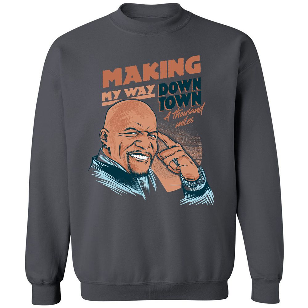 Classic Unisex Sweatshirt - S8Y8WC5B - Charcoal - 7