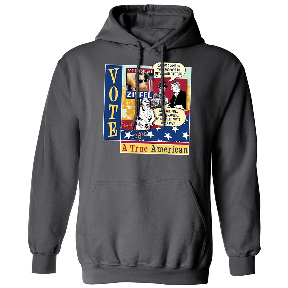 Classic Unisex Hoodie - QF4KY358 - Charcoal - 7