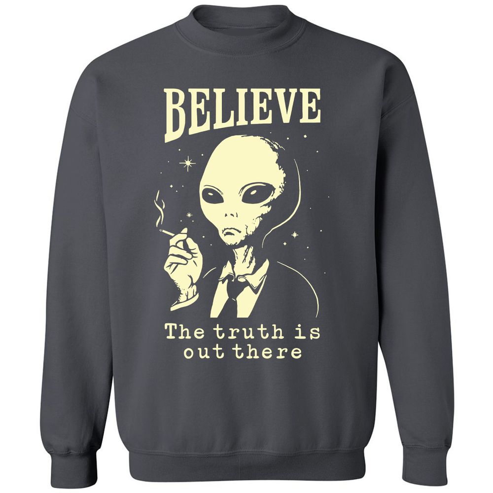 Classic Unisex Sweatshirt - 6JFGBHVU - Charcoal - 7