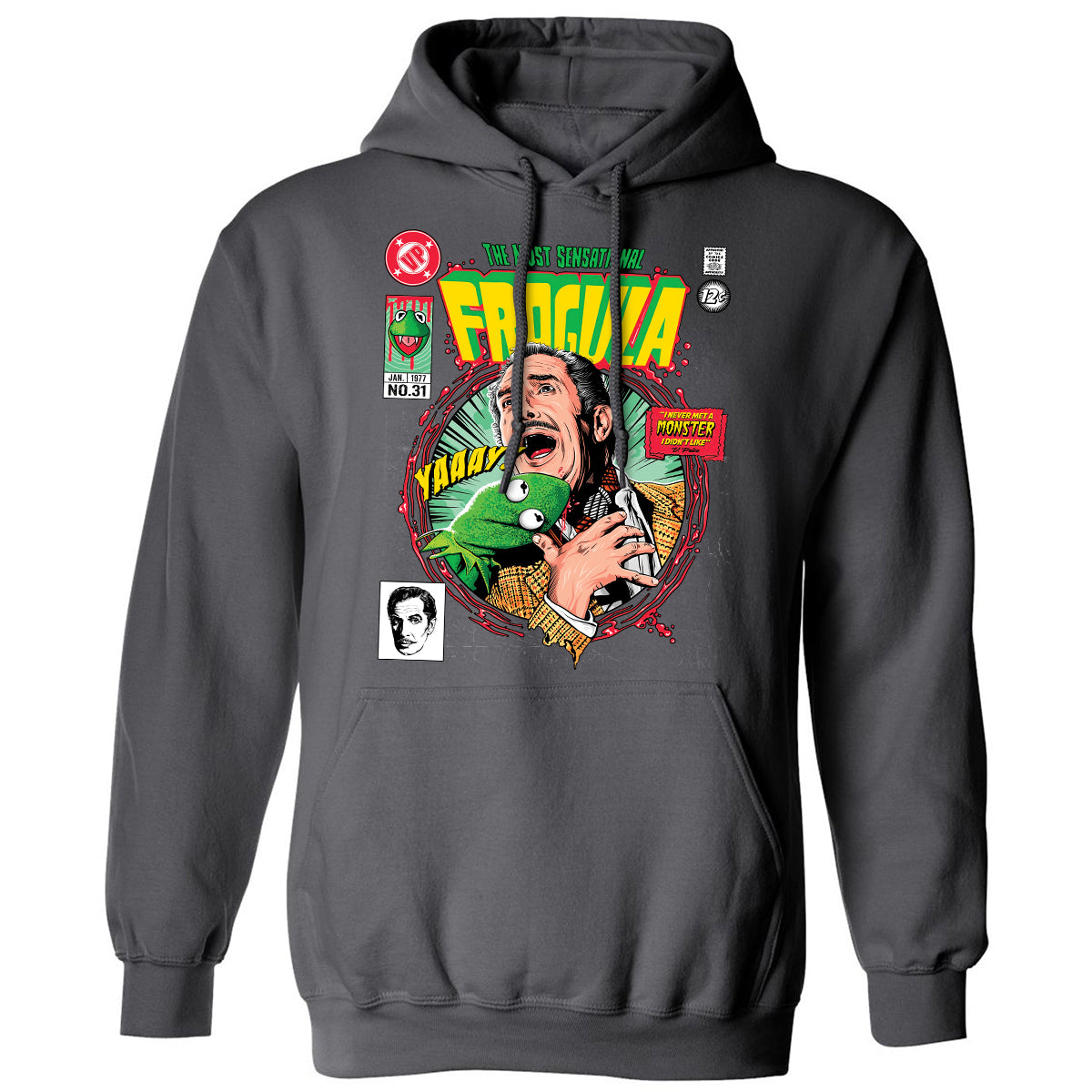 Classic Unisex Hoodie - DQ123HES - Charcoal - 7