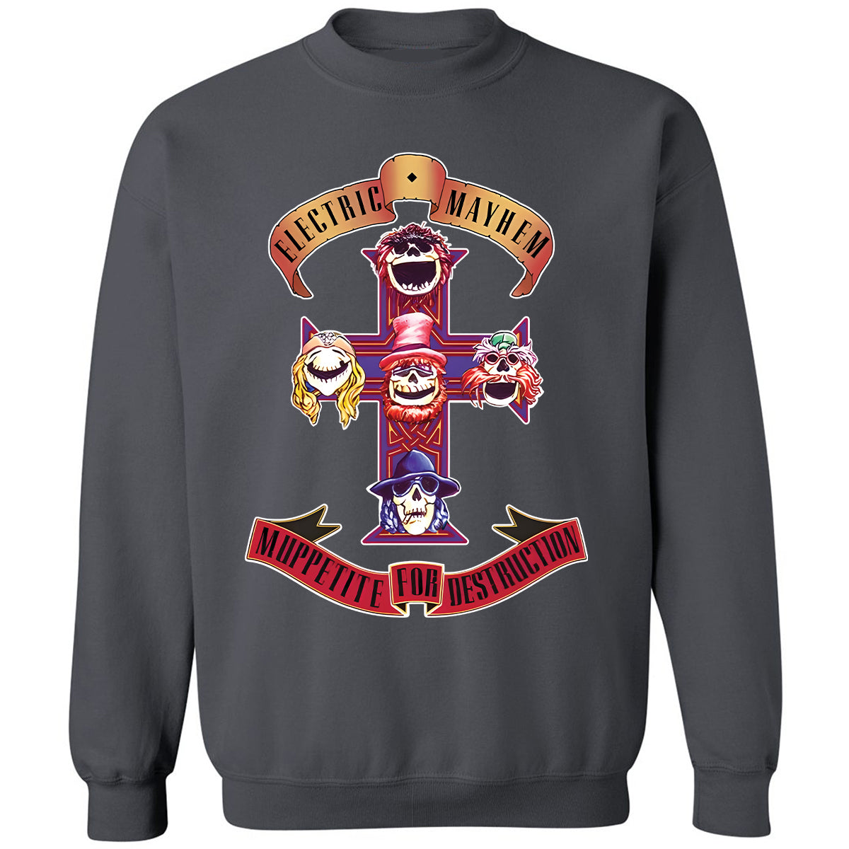 Classic Unisex Sweatshirt - QSDGEVQT - Charcoal - 7