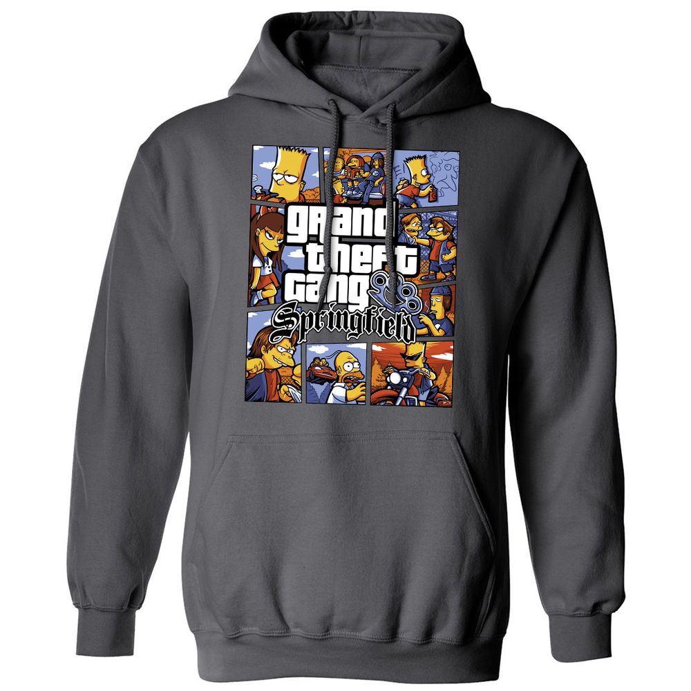 Classic Unisex Hoodie - Y81KBBQV - Charcoal - 7