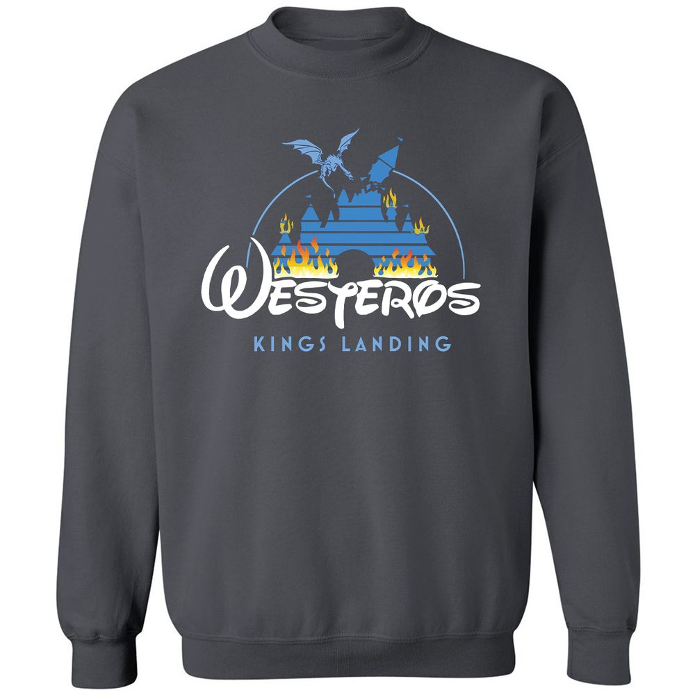 Classic Unisex Sweatshirt - 4HLG5QXJ - Charcoal - 7