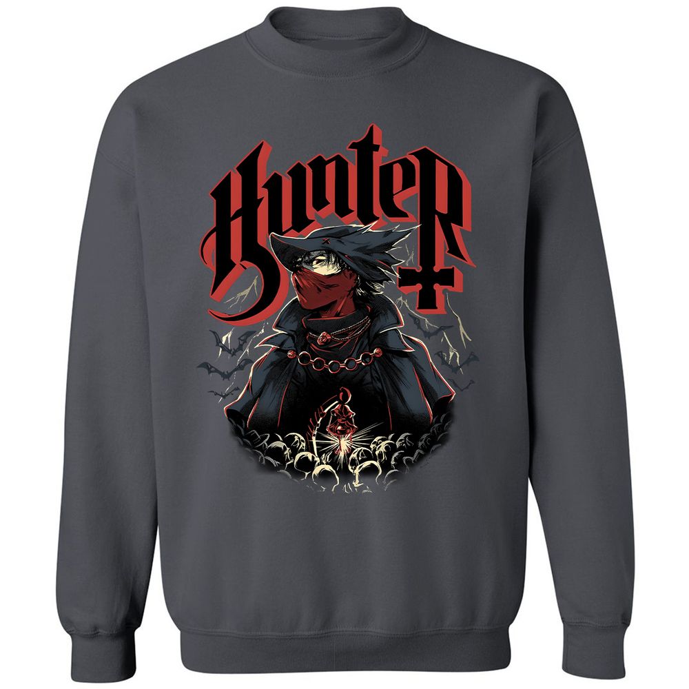 Classic Unisex Sweatshirt - VE86P7FQ - Charcoal - 7