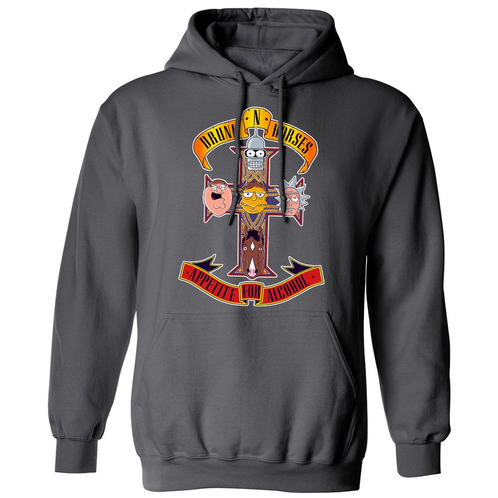 Classic Unisex Hoodie - RAQHTNYR - Charcoal - 7