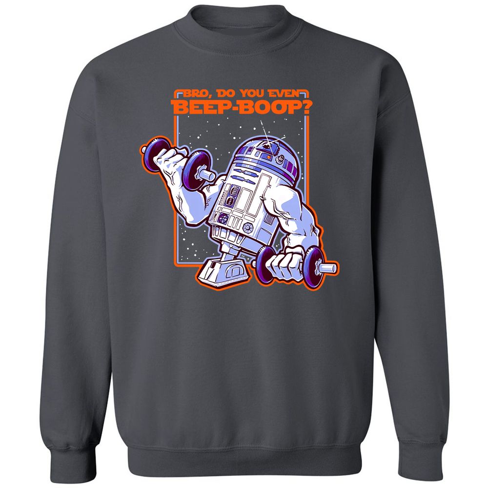 Classic Unisex Sweatshirt - C55MDFFB - Charcoal - 7