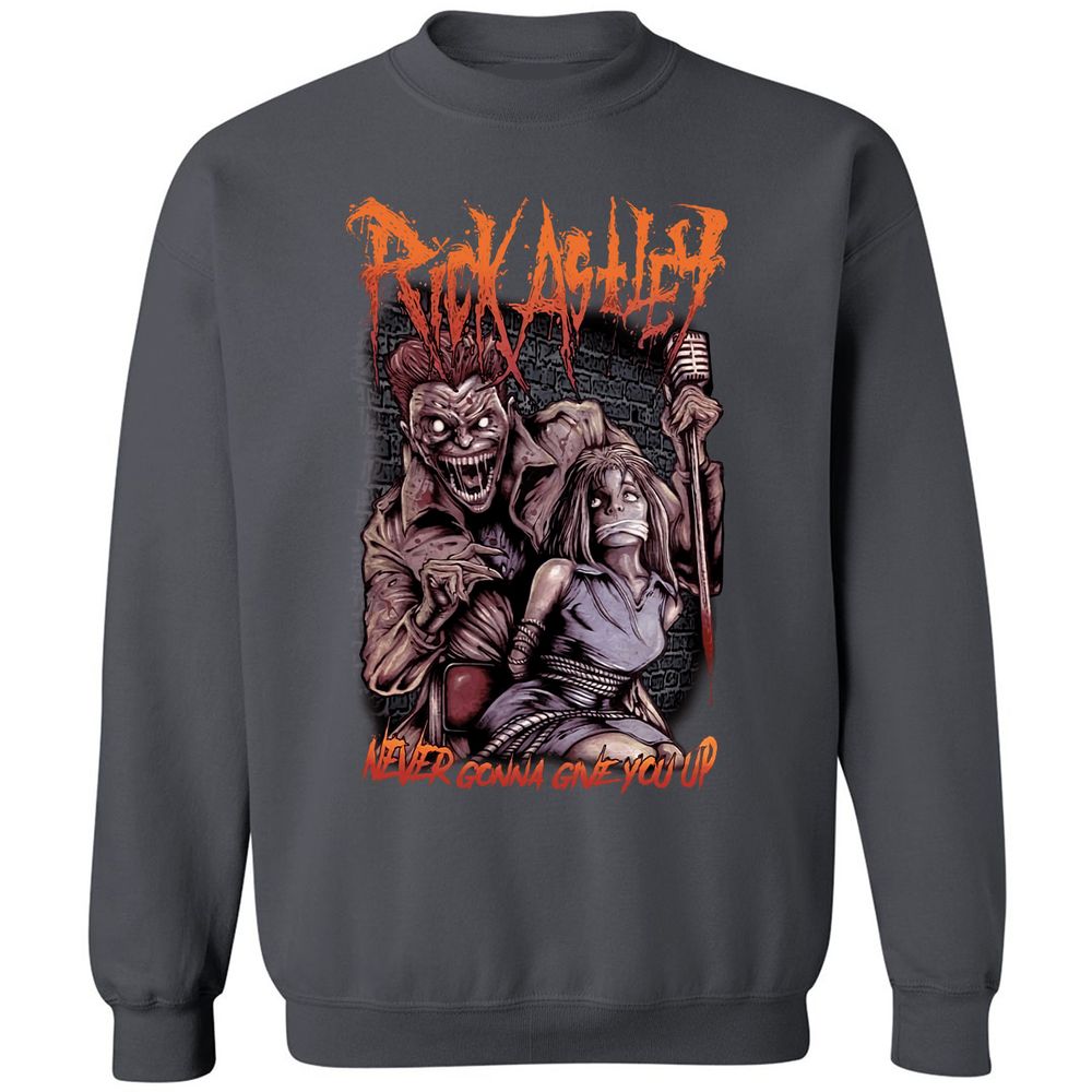 Classic Unisex Sweatshirt - AMLSCD9W - Charcoal - 7
