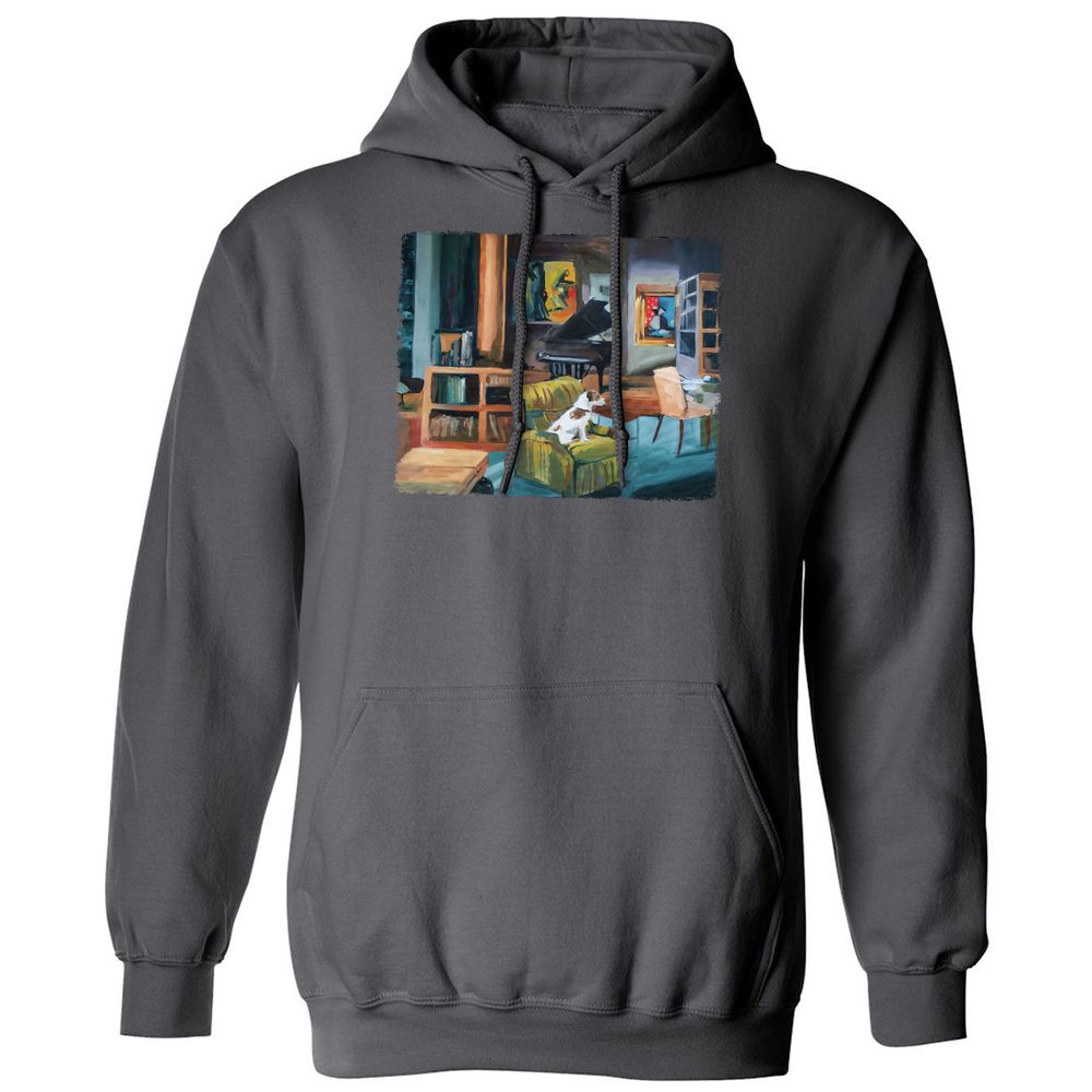 Classic Unisex Hoodie - RFRY5CAH - Charcoal - 7