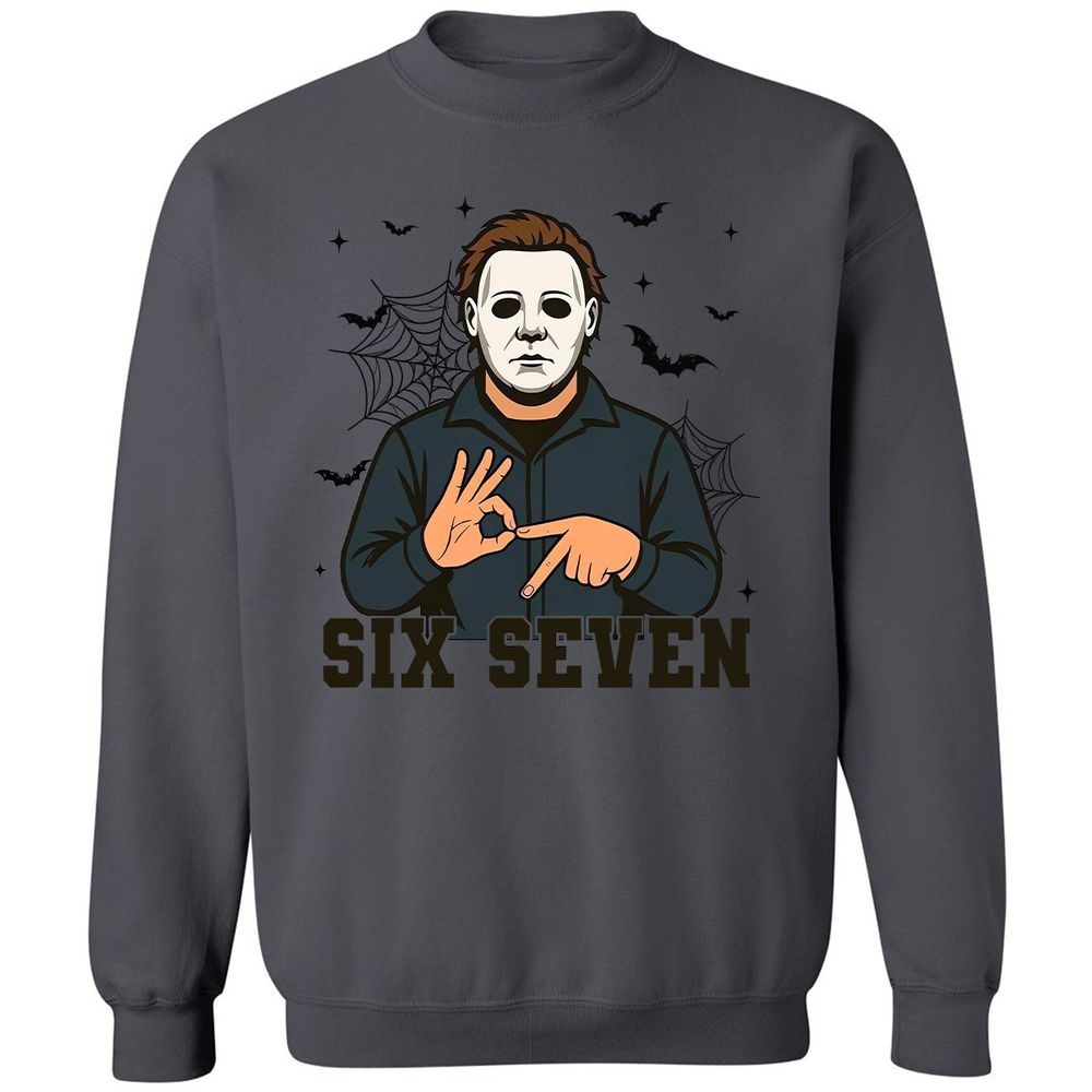 Classic Unisex Sweatshirt - F8PTS64Q - Charcoal - 7