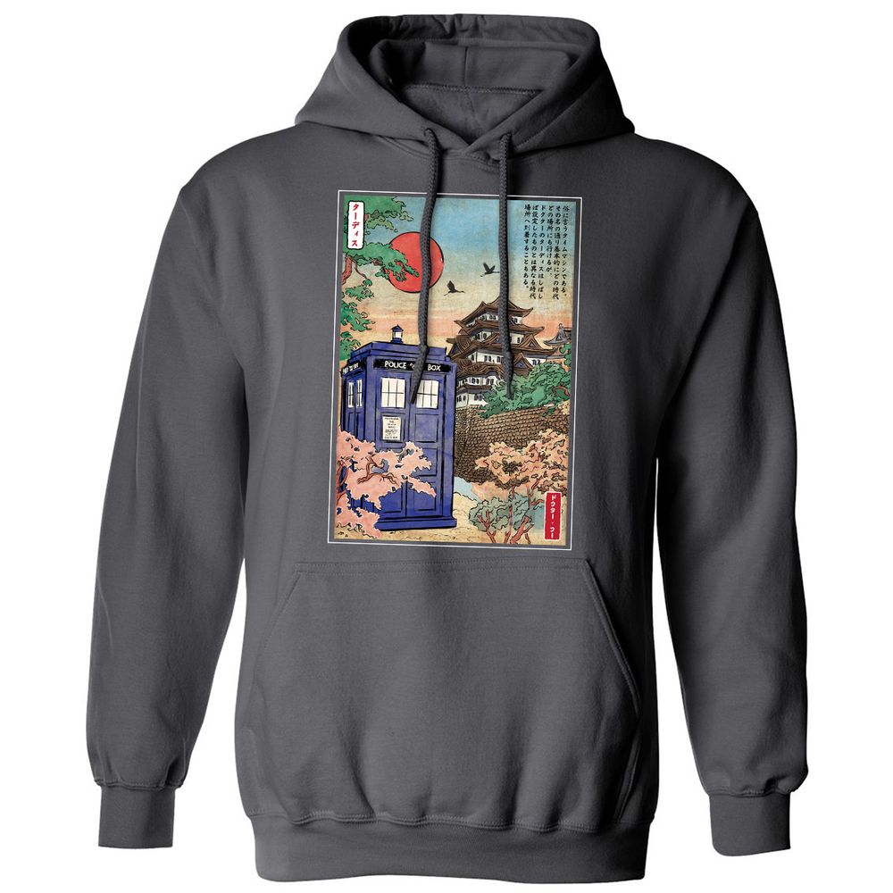 Classic Unisex Hoodie - LEDVTNWK - Charcoal - 7