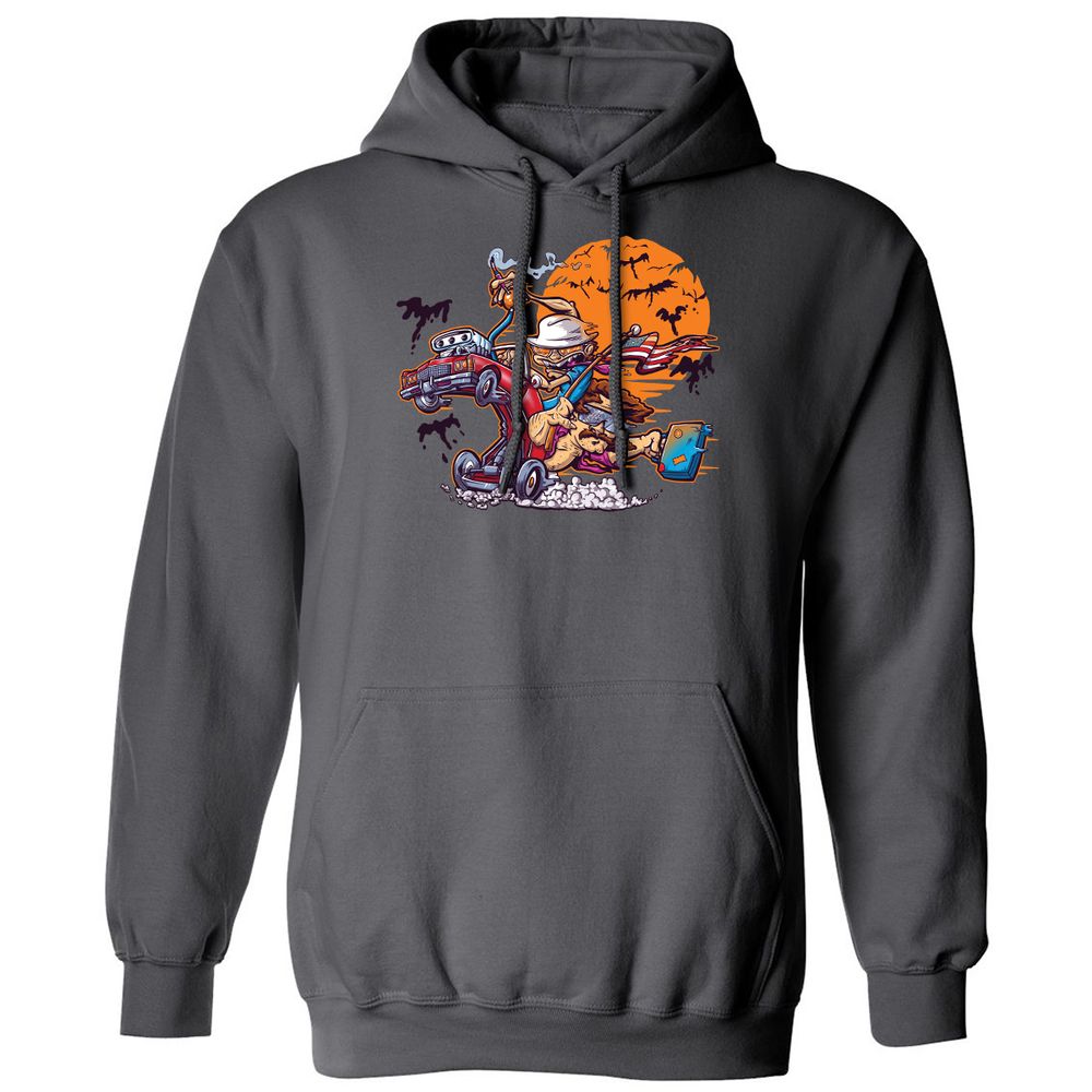 Classic Unisex Hoodie - WZTUVDH7 - Charcoal - 7