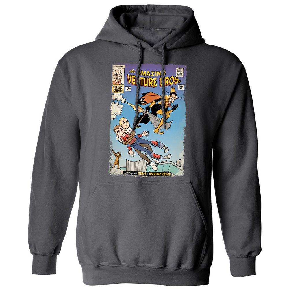 Classic Unisex Hoodie - ZPR3V63Q - Charcoal - 7