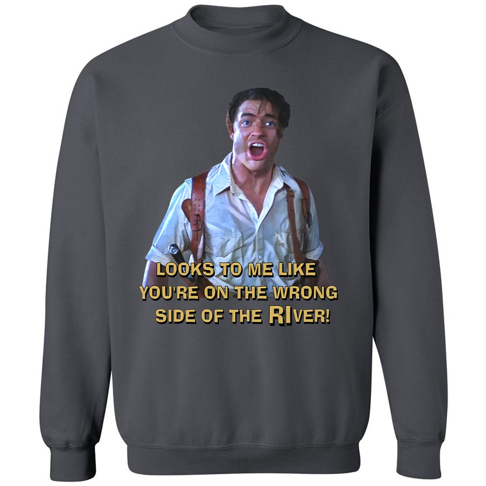 Classic Unisex Sweatshirt - Y9H5DXX2 - Charcoal - 7