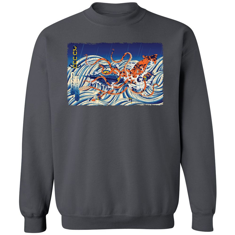 Classic Unisex Sweatshirt - B91HQZ55 - Charcoal - 7