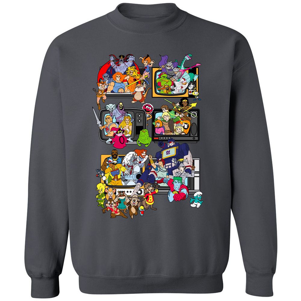 Classic Unisex Sweatshirt - D4VSZNGJ - Charcoal - 7