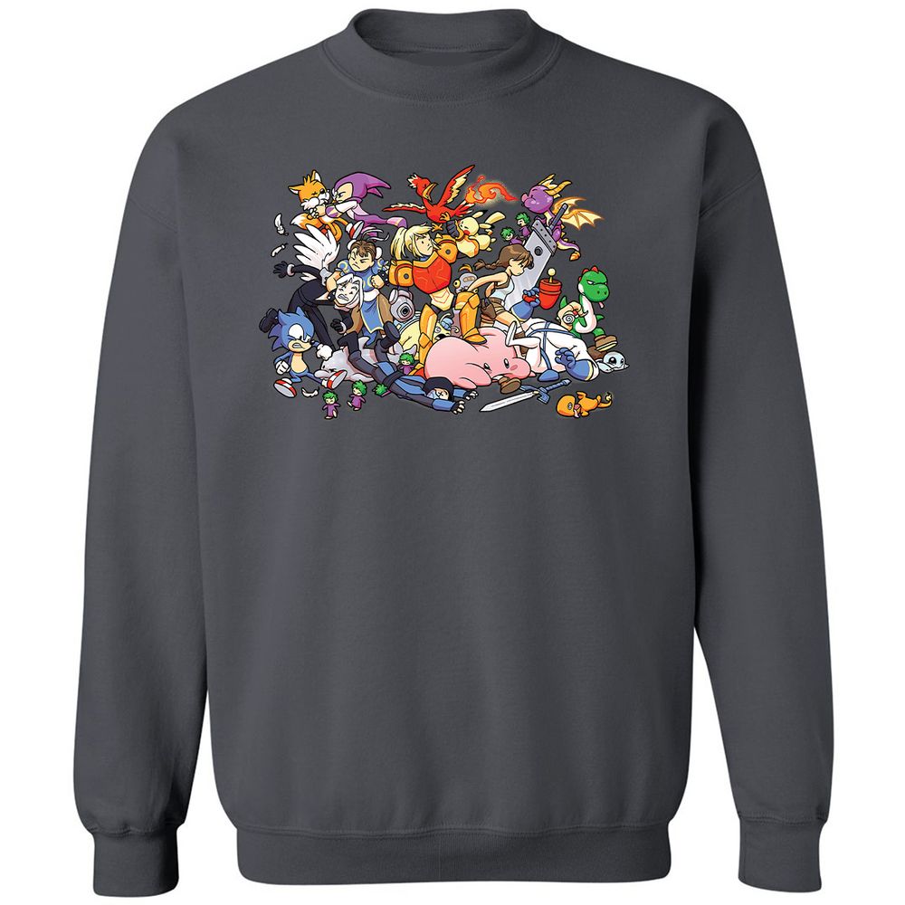 Classic Unisex Sweatshirt - 6ZGQMP5T - Charcoal - 7