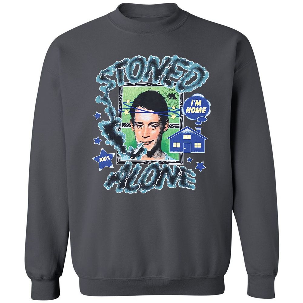 Stoned home alone - Charcoal - 7