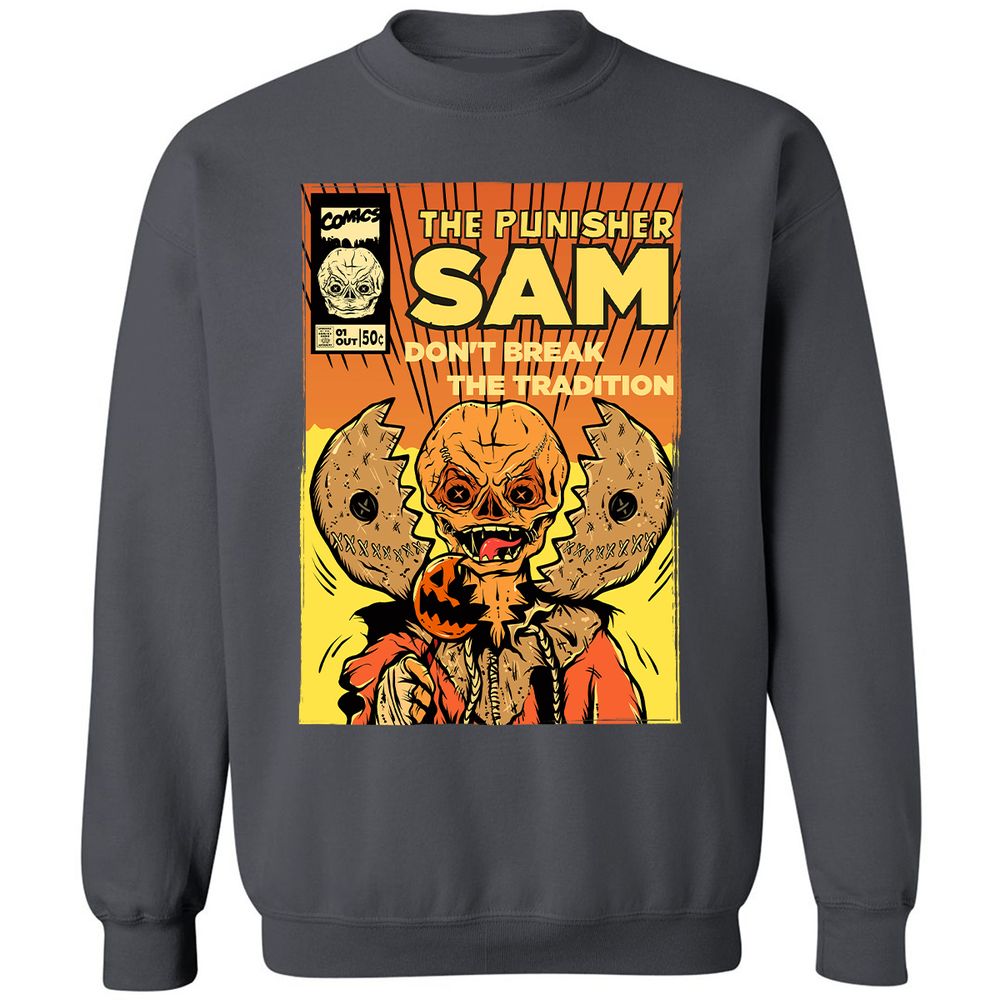 Classic Unisex Sweatshirt - T8L1HQAB - Charcoal - 7