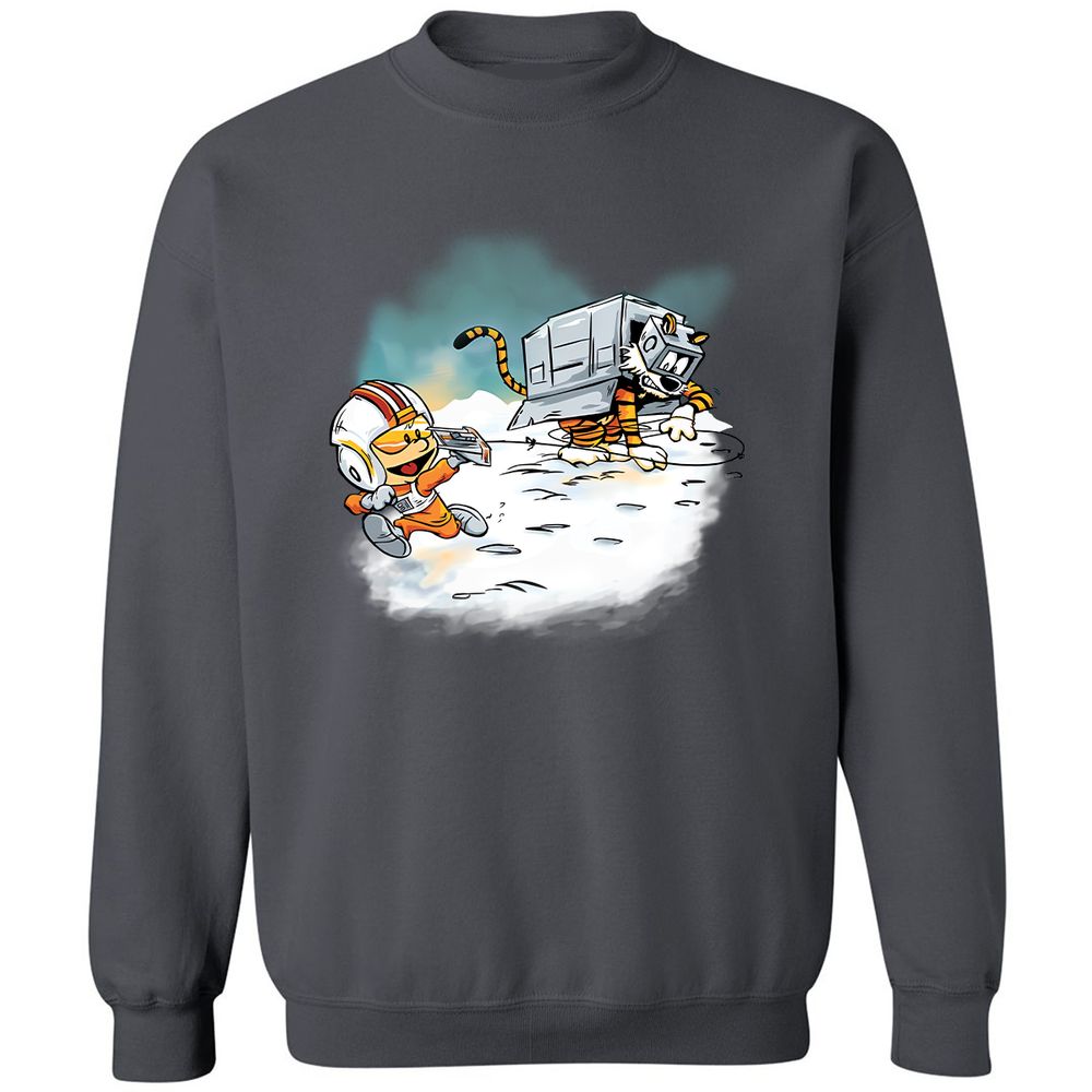 Classic Unisex Sweatshirt - B6JWFV44 - Charcoal - 7