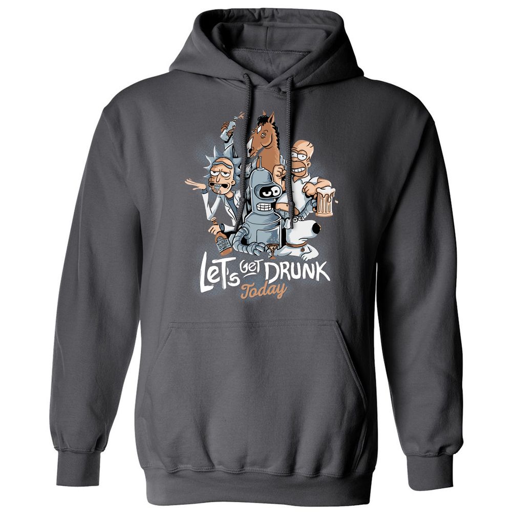 Classic Unisex Hoodie - U5AZTJKU - Charcoal - 7