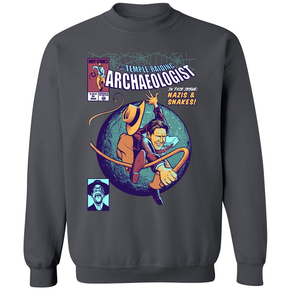 Classic Unisex Sweatshirt - KSLA6QZK - Charcoal - 7