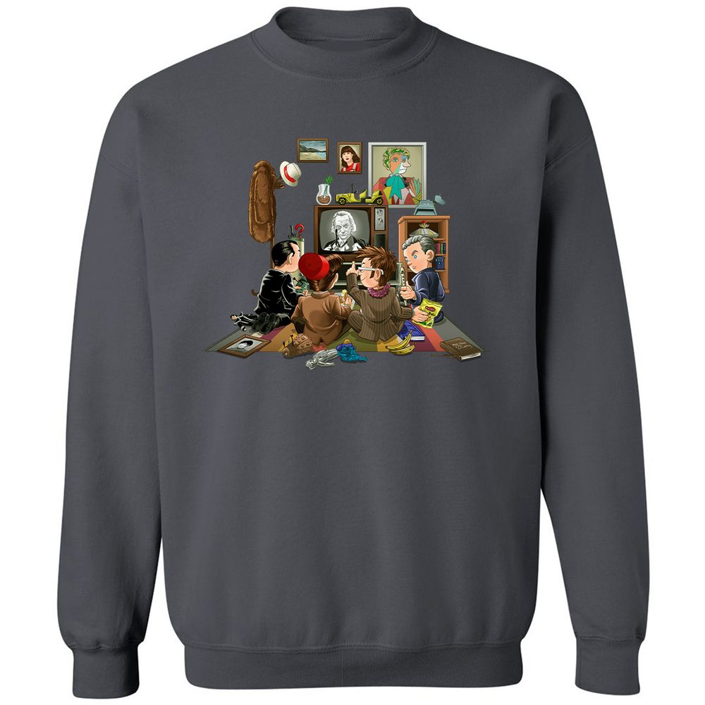 Classic Unisex Sweatshirt - HPCFFYUJ - Charcoal - 7