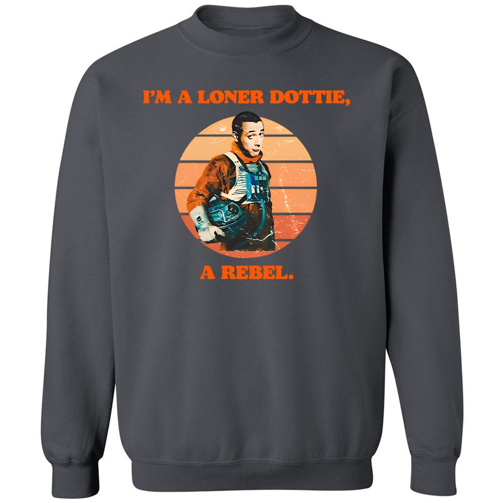 I'm a loner dottie a rebel - Charcoal - 7