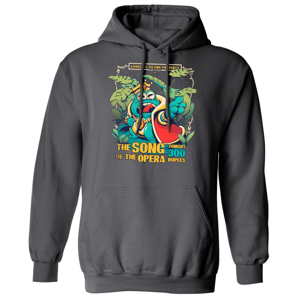 Classic Unisex Hoodie - RLDUK34V - Charcoal - 7