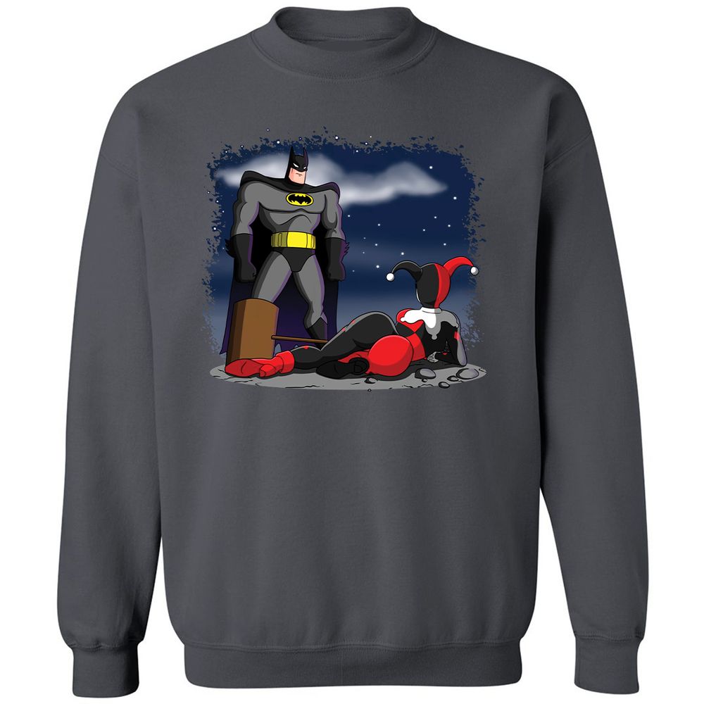 Classic Unisex Sweatshirt - QVQG1K3A - Charcoal - 7