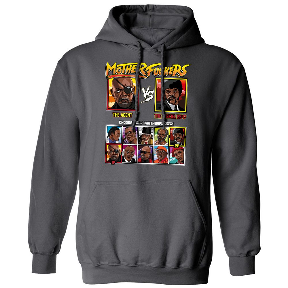 Classic Unisex Hoodie - TKRRS59M - Charcoal - 7