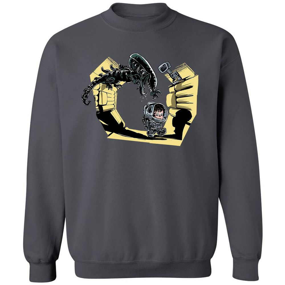 Classic Unisex Sweatshirt - 3VYKDW1J - Charcoal - 7