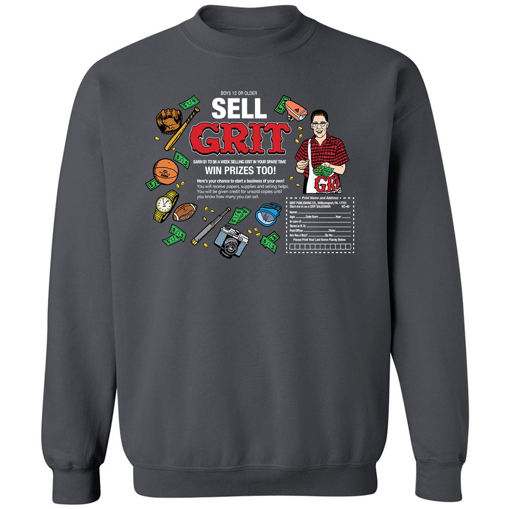 Classic Unisex Sweatshirt - 18ZCA36X - Charcoal - 7
