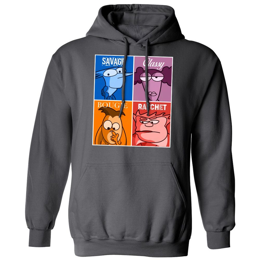 Classic Unisex Hoodie - PPFVRWV5 - Charcoal - 7