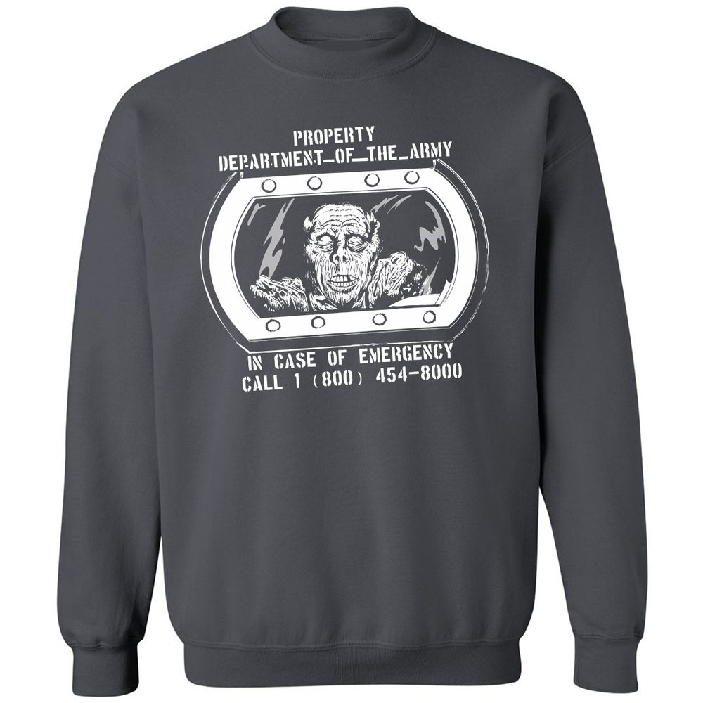 Classic Unisex Sweatshirt - Y325E1GA - Charcoal - 7