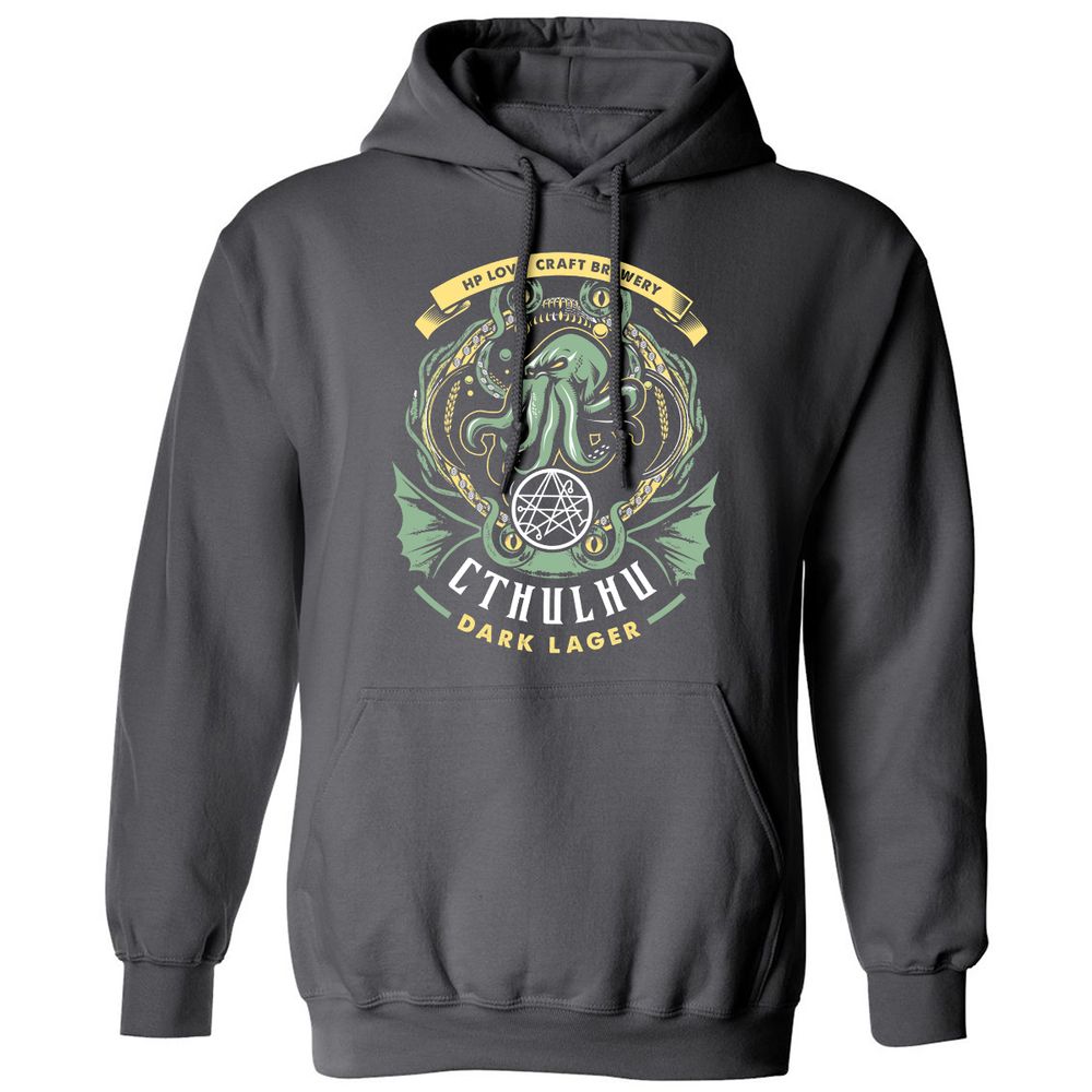 Classic Unisex Hoodie - L197CQDY - Charcoal - 7