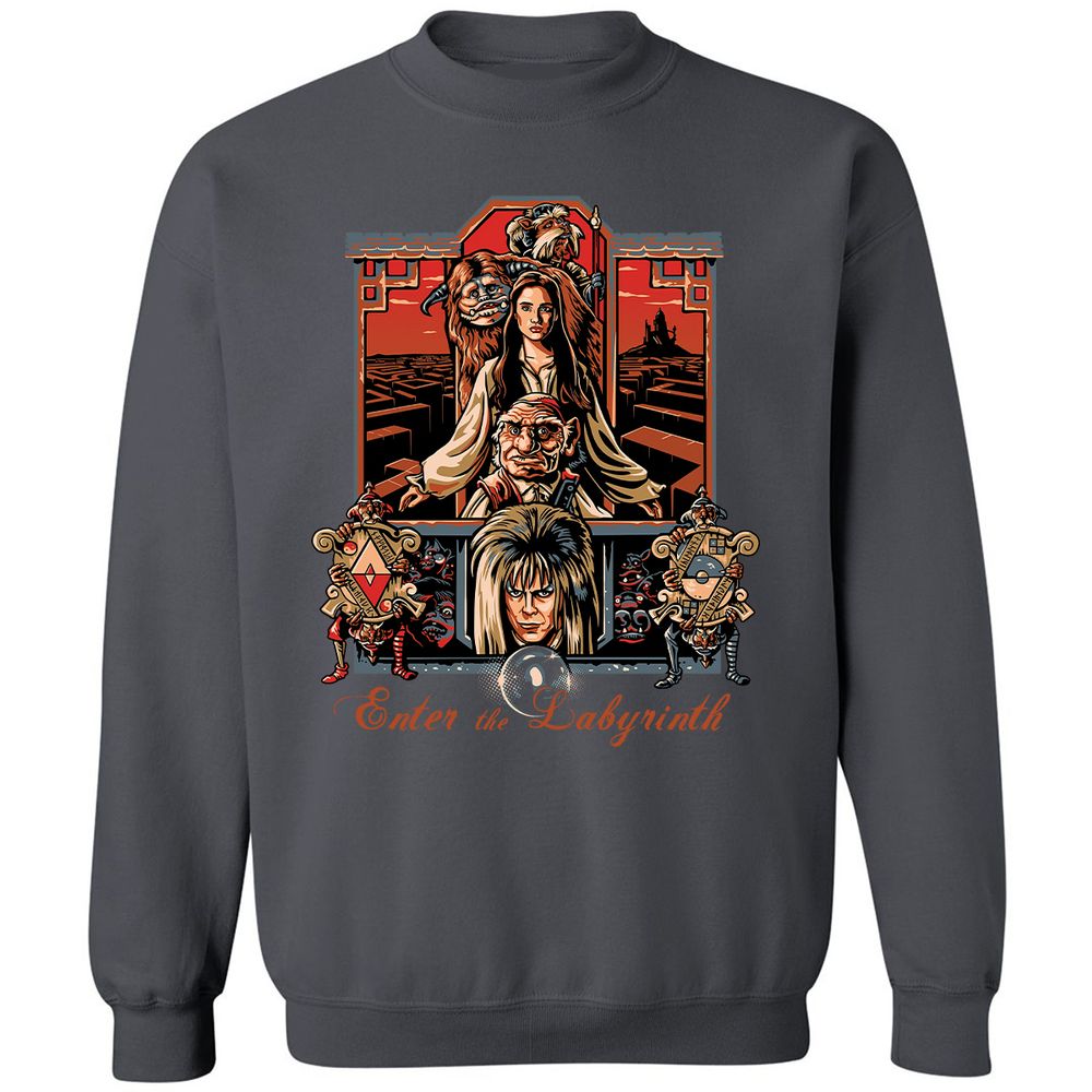 Classic Unisex Sweatshirt - TLQSRQA4 - Charcoal - 7