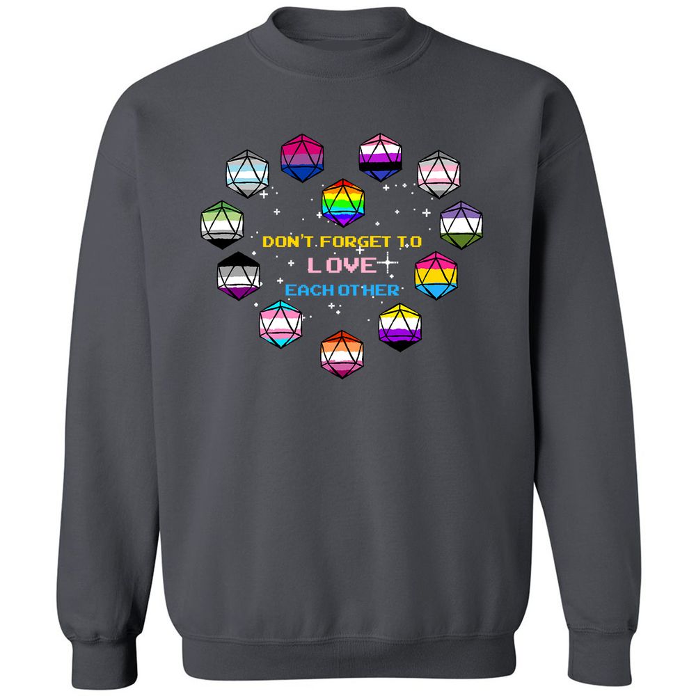 Classic Unisex Sweatshirt - GDQAFCNV - Charcoal - 7