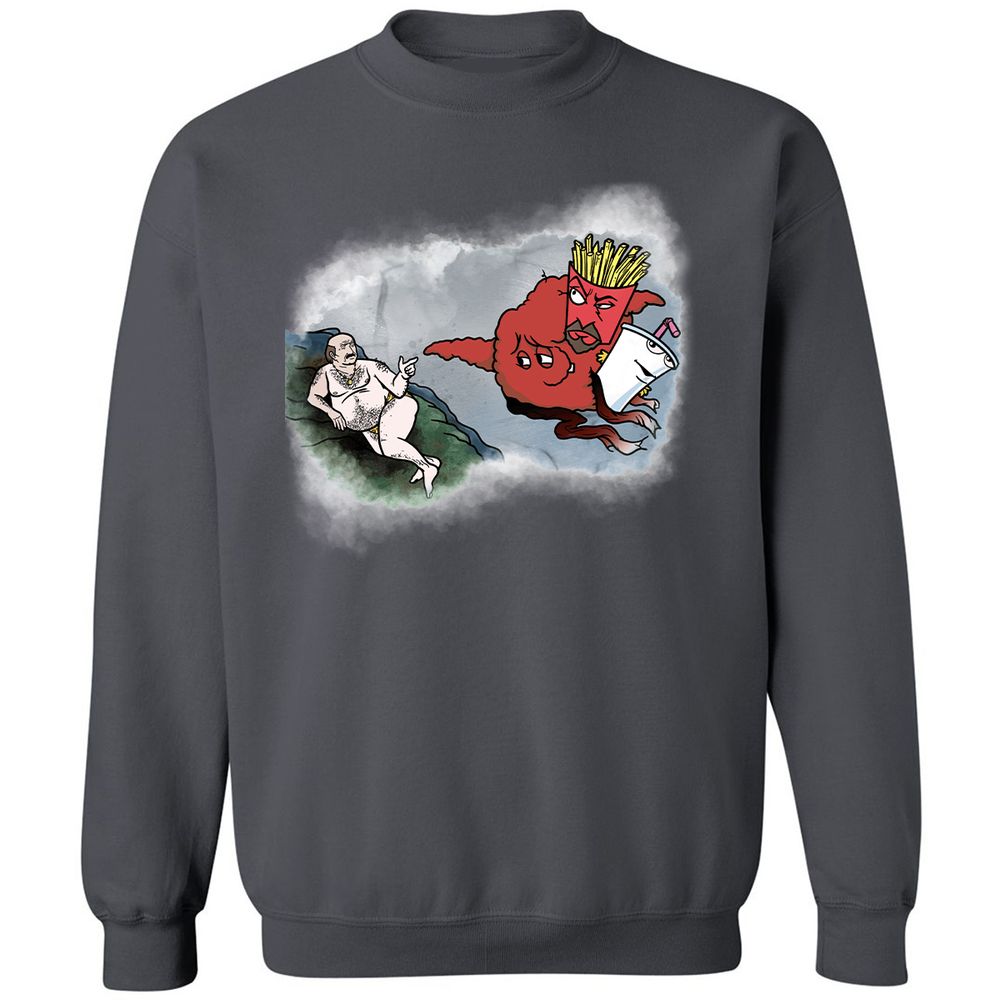 Classic Unisex Sweatshirt - Q8TRFVTU - Charcoal - 7