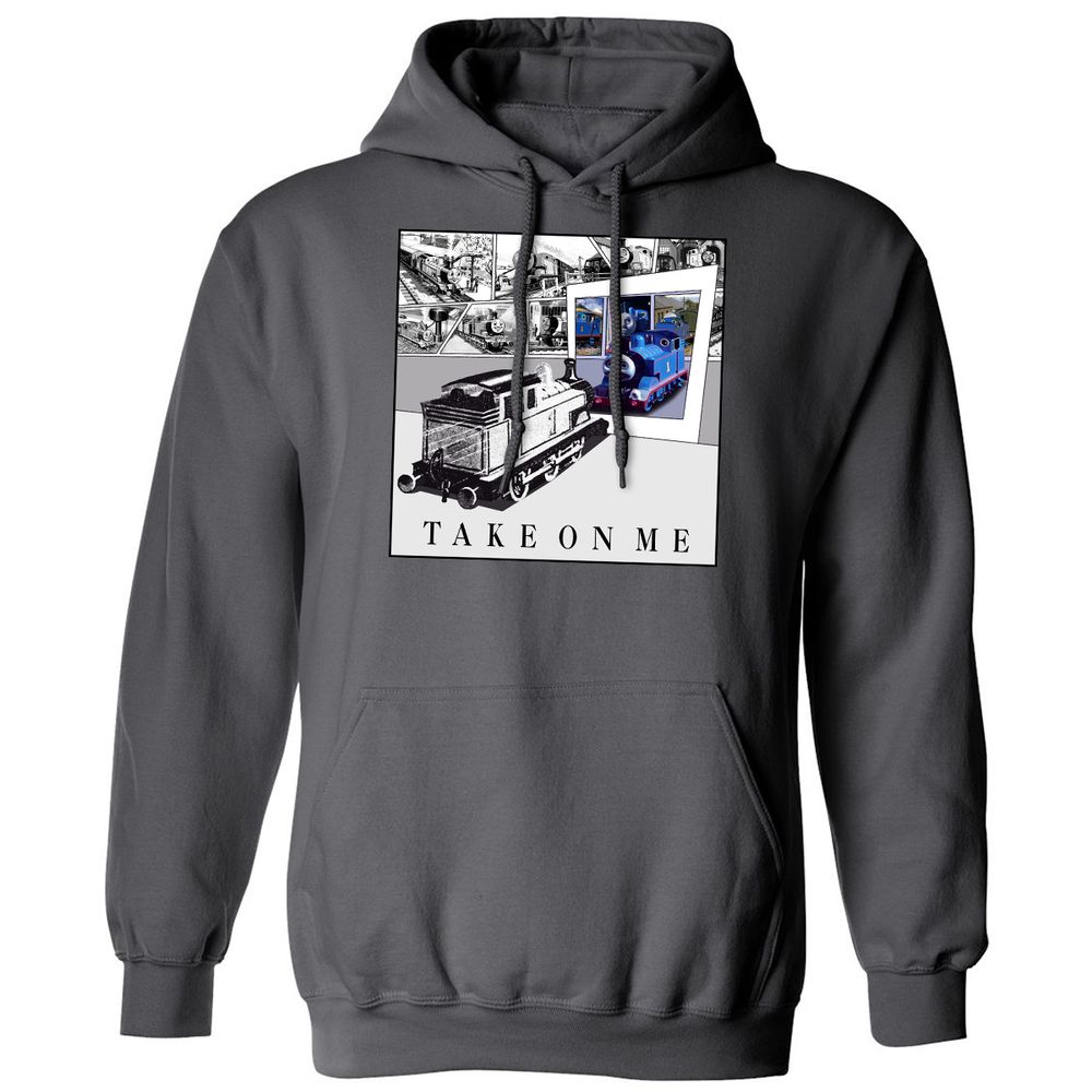 Classic Unisex Hoodie - 6T66JMGD - Charcoal - 7